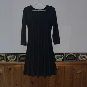 Women’s Charcoal Gray Sweater Dress